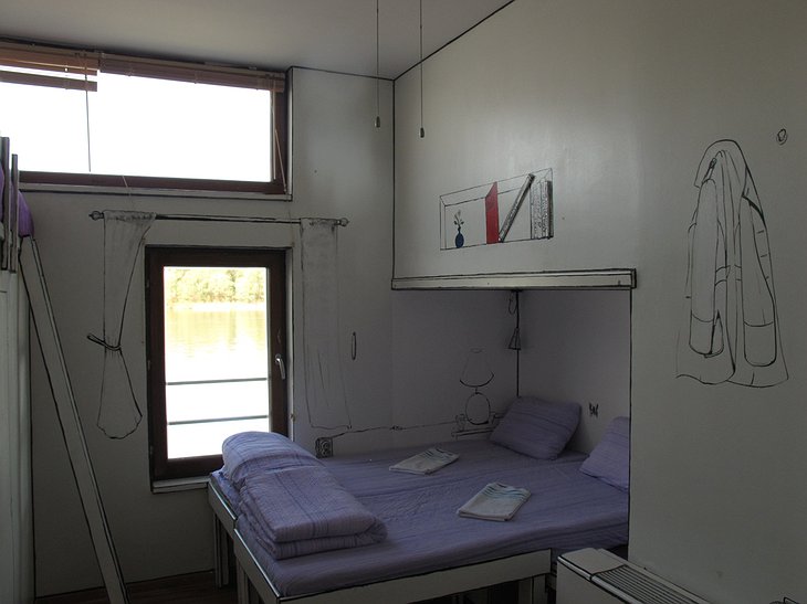 ArkaBarka Floating Hostel design bedroom