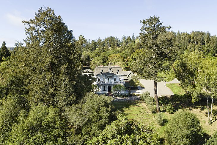 The Madrona Hotel Aerial