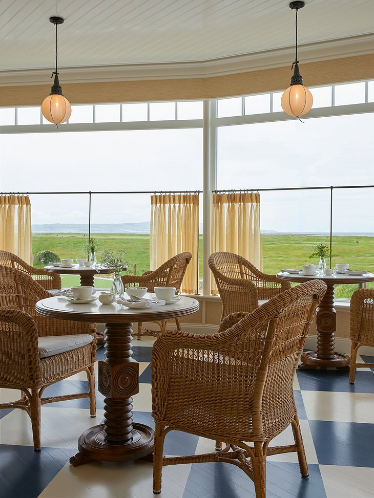 Marine Troon Hotel Rabbit Restaurant Golf Course View
