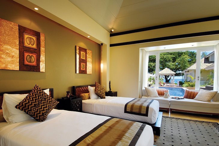 Banyan Tree Seychelles villa bedroom