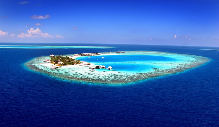 Huvafen Fushi on the Kaafu Atoll island