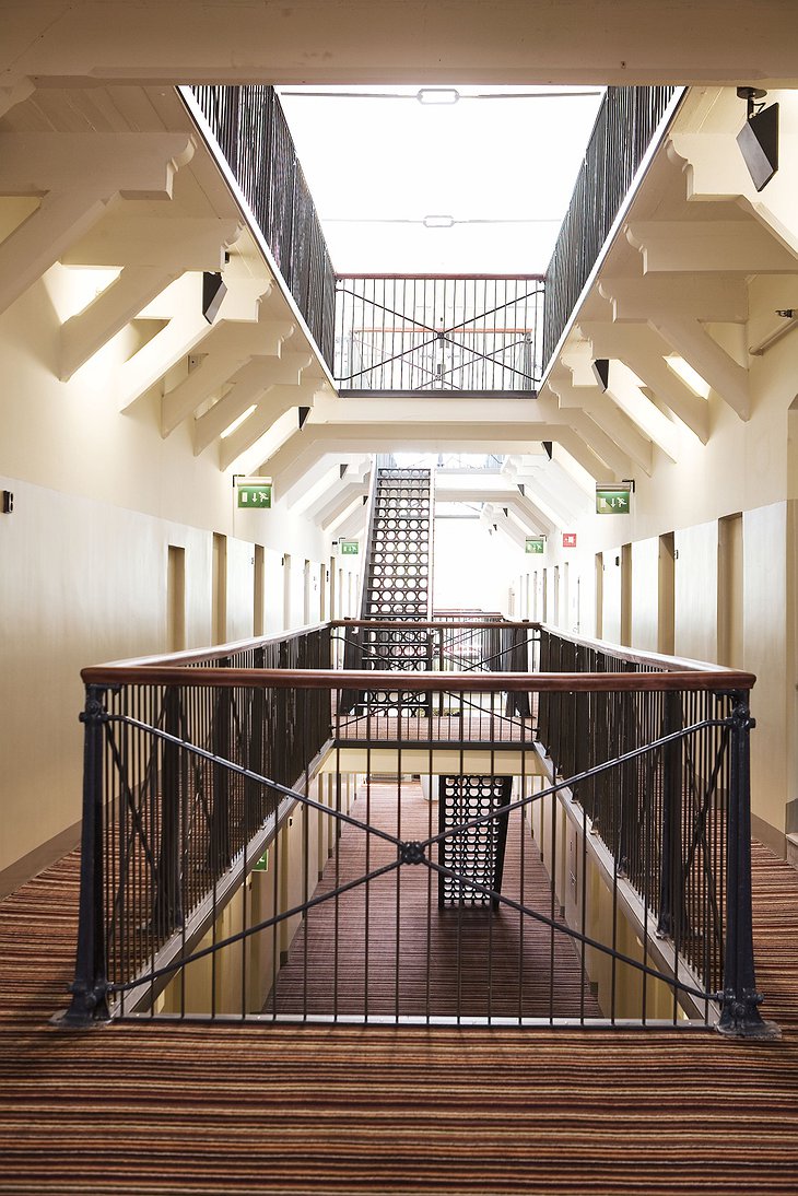 Hotel Katajanokka jail corridor