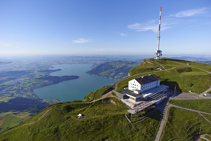 Rigi-Kulm Hotel aerial view