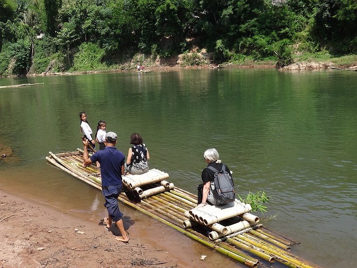 Traditional Boat Ride On River Nam Pak