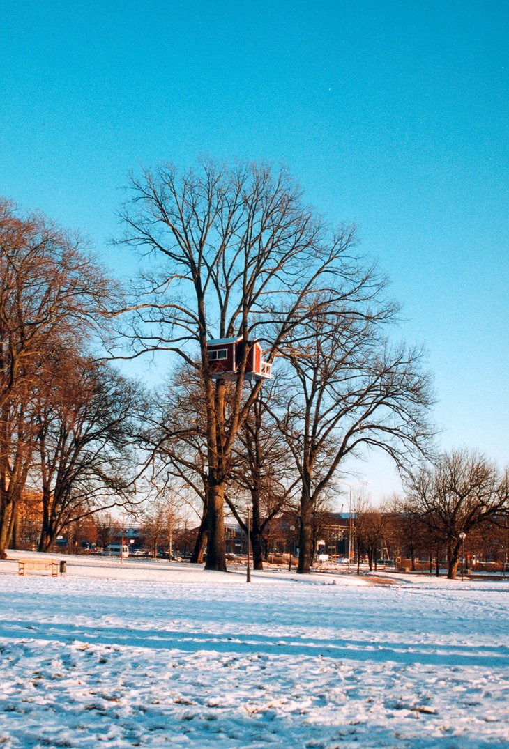 Woodpecker Hotel in the winter