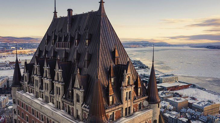 Fairmont Le Chateau Frontenac Top Tower