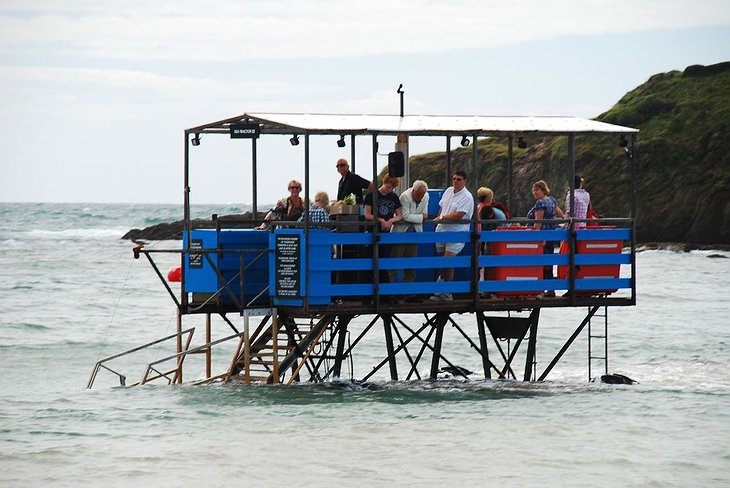 Sea Tractor deep in the sea