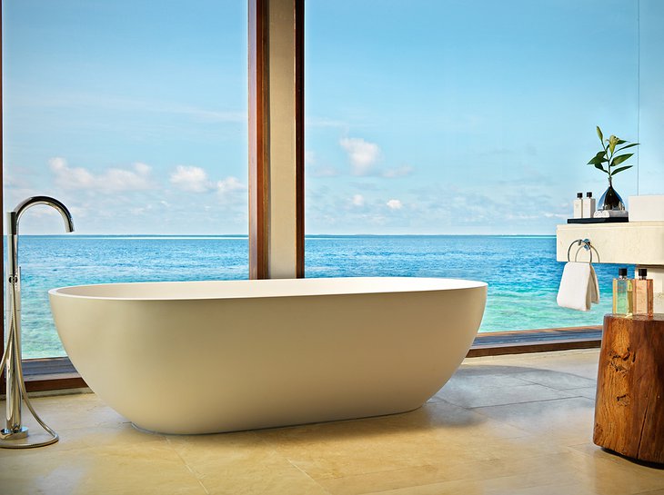 Bathtub with ocean views