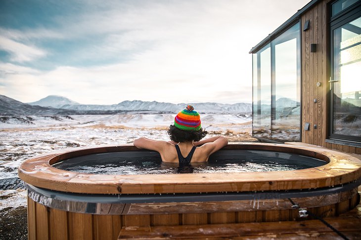 Icelandic Panorama From The Outdoor Hut Tub At Panorama Glass Lodge