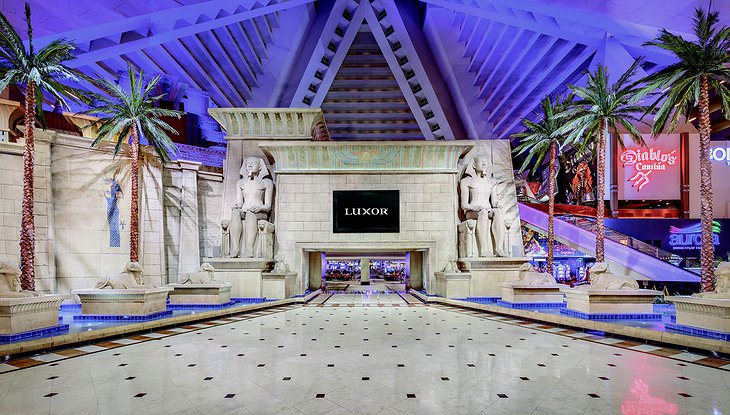 Grand Entrance of Luxor Hotel