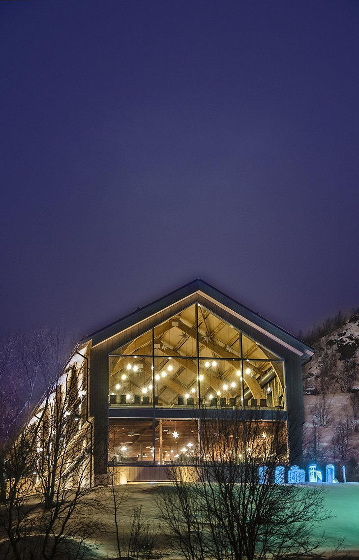 Kirkenes Snowhotel main building front facade