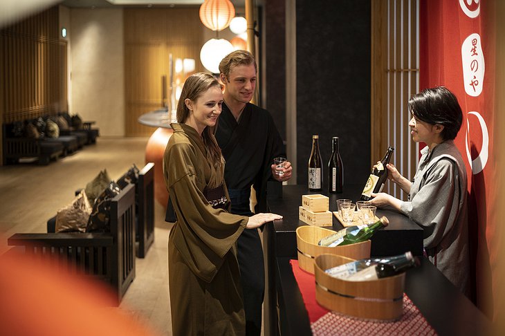 HOSHINOYA Tokyo Hotel Sake Tasting Experience