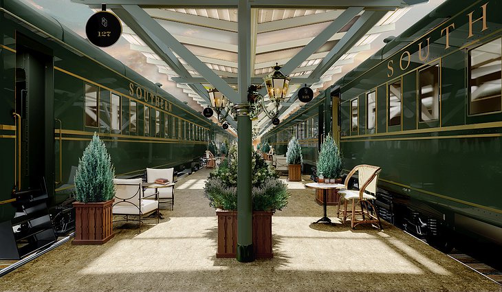 The Hotel Chalet at The Choo Choo Pullman Train Carriages
