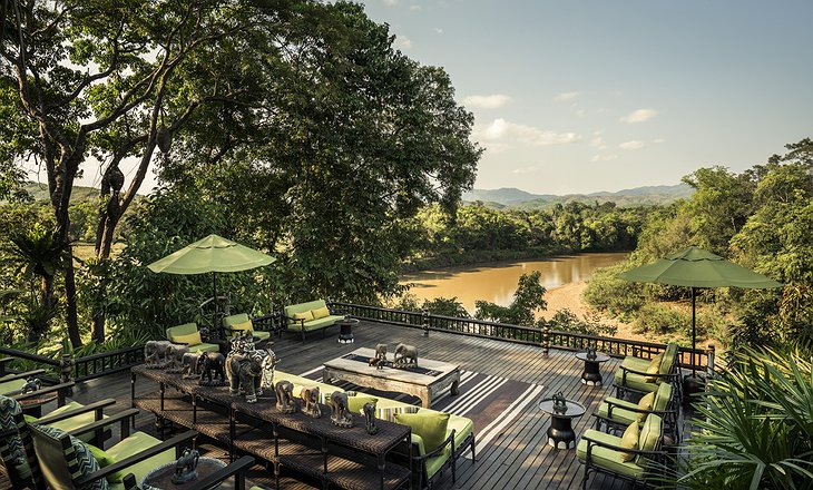 Four Seasons Tented Camp Golden Triangle Camp Terrace