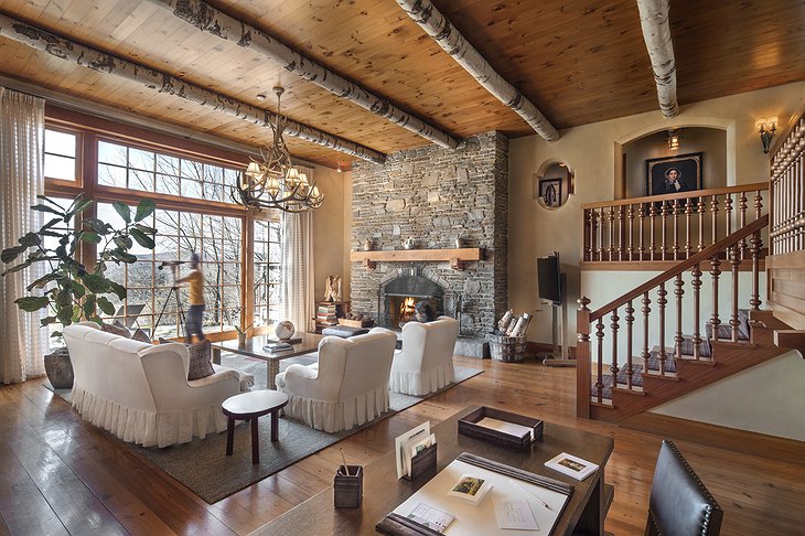 Twin Farms Chalet Living Room