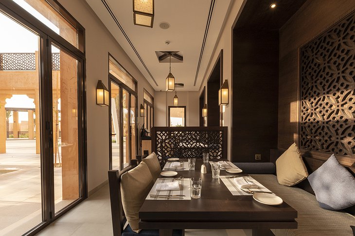 Mysk Al Badayer Retreat Private Dining Area