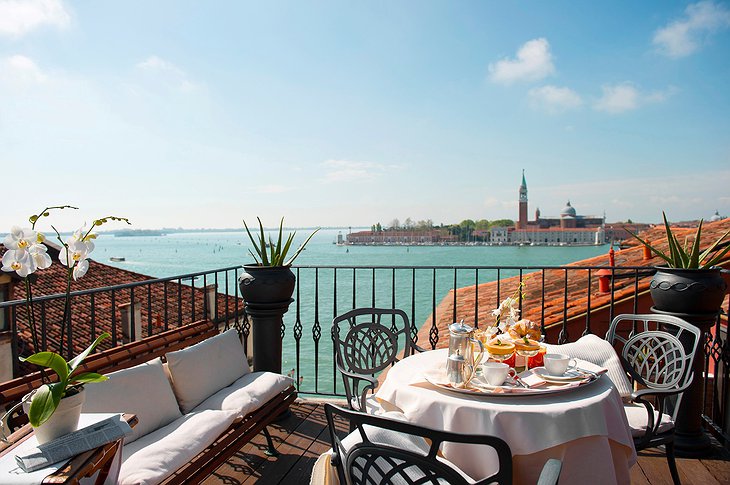 Hotel Metropole Venice rooftop terrace