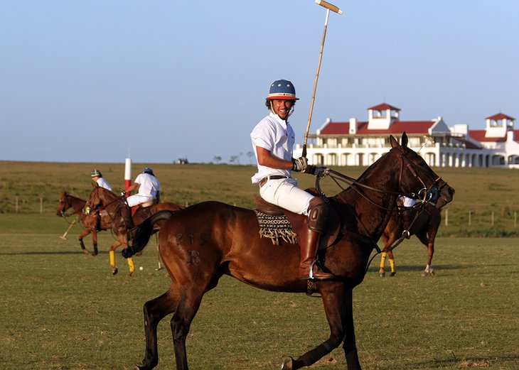 Polo game at Estancia Vik estate