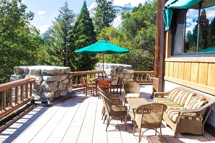 Ahwahnee Hotel Cottage Balcony