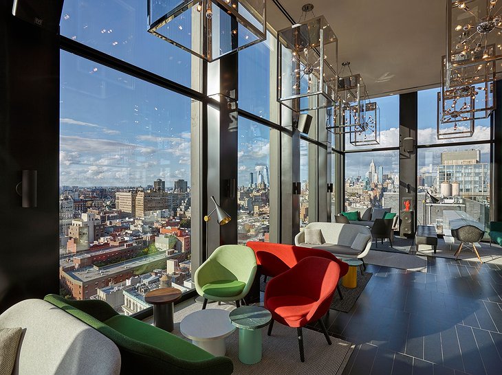 CitizenM New York Bowery Hotel CloudM Rooftop Bar New York Panorama