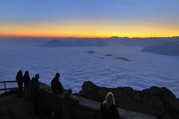 Pilatus views above the clouds