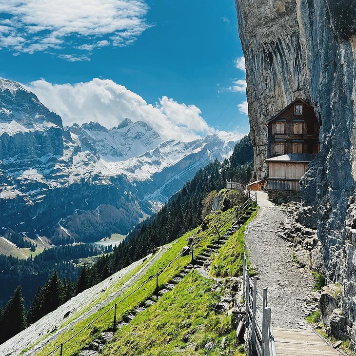 Berggasthaus Aescher & The Swiss Alps