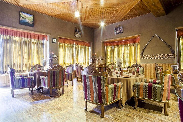 The Himalayan Village Resort dining room