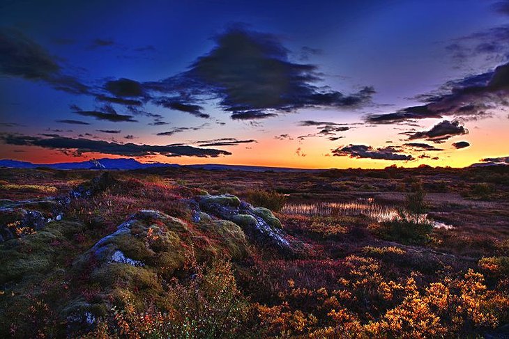 Sunset in Iceland