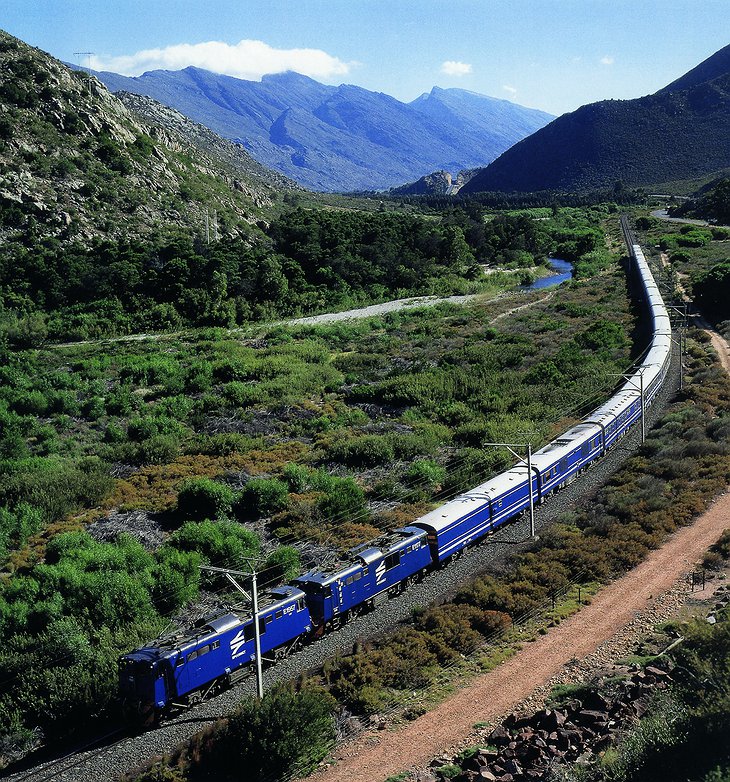 The Blue Train aerial photo