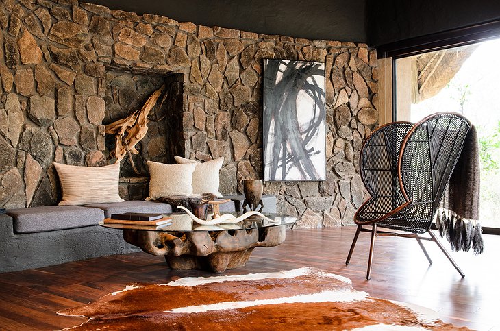 Singita Boulders Lodge interior