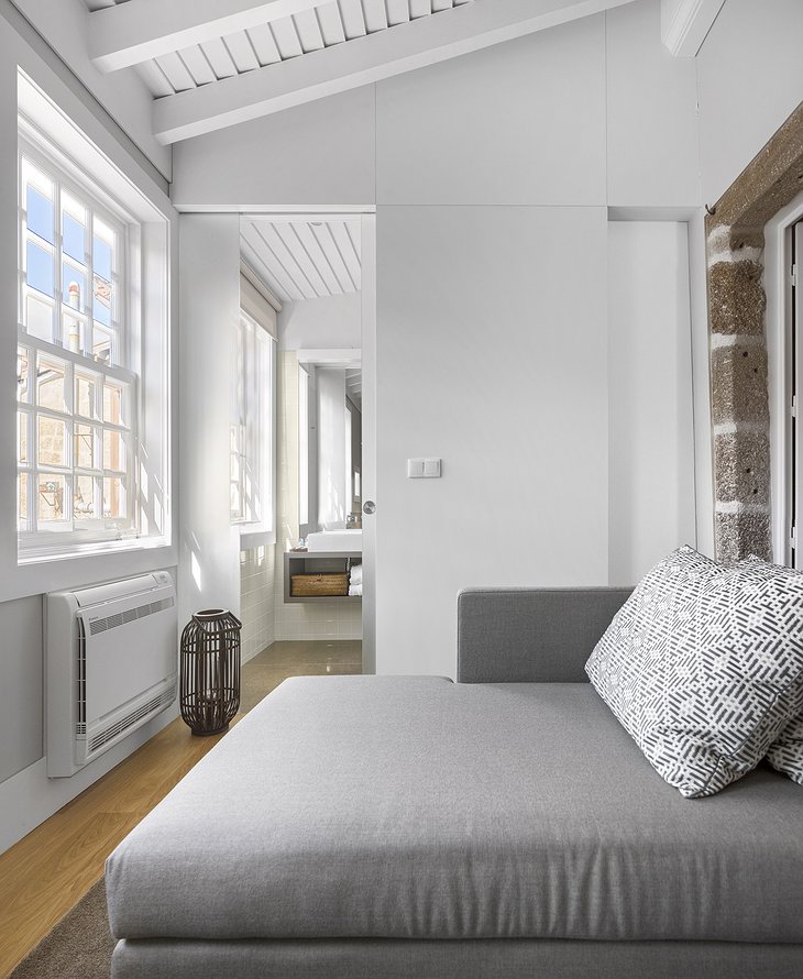 Casa do Juncal bedroom with large windows