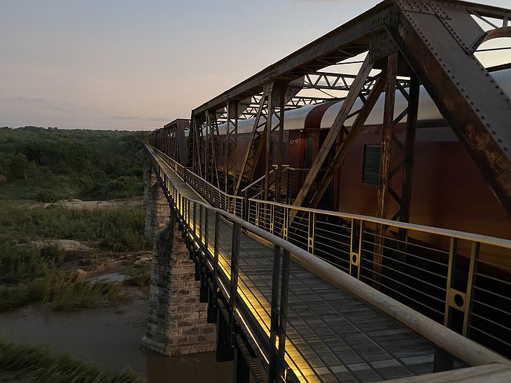 Selati Bridge At Night With A Footpath