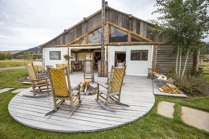 The Ranch at Rock Creek wooden house