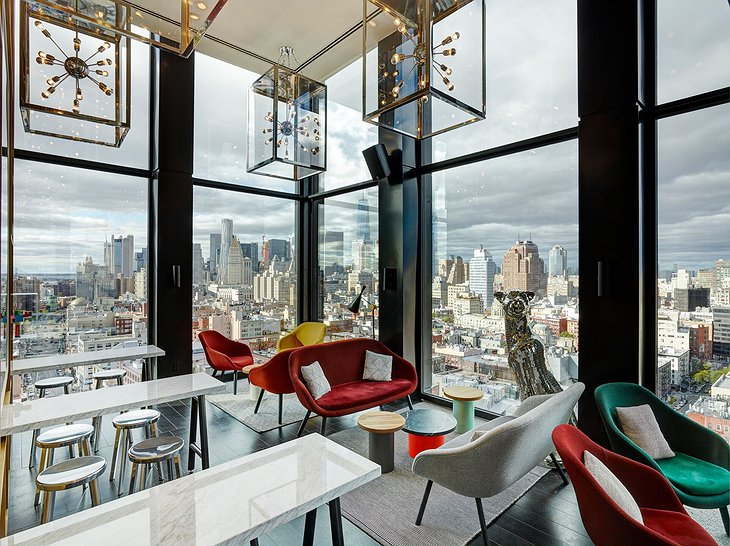 CitizenM New York Bowery Hotel CloudM Rooftop Bar