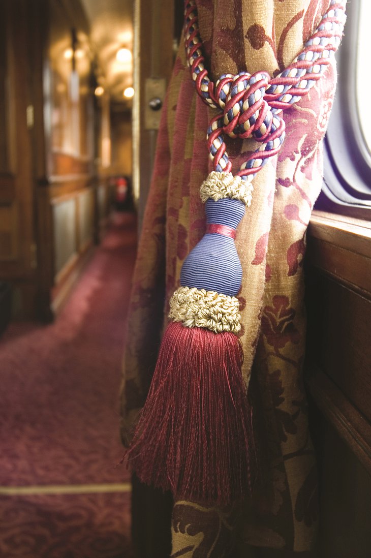 Belmond Royal Scotsman Curtain Details