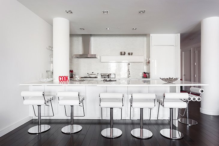 Tribeca luxury apartment kitchen