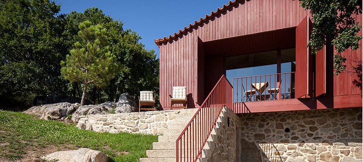 Traços d’Outrora wooden hut