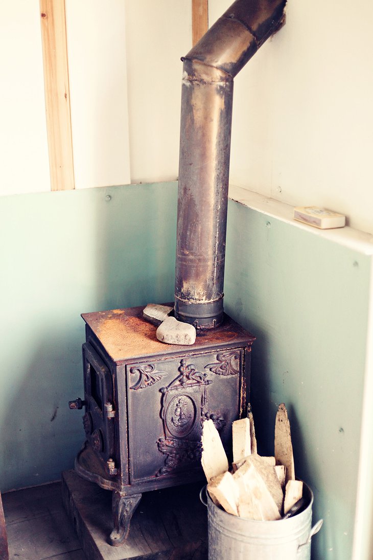 Shepherd hut stove