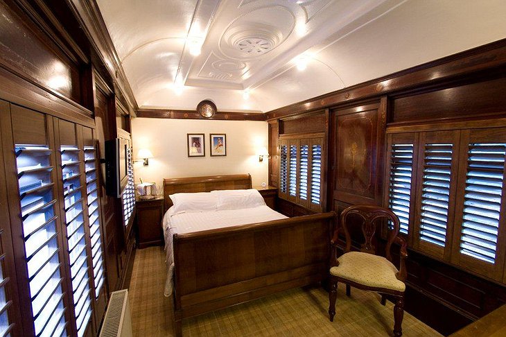 The Old Railway Station train bedroom