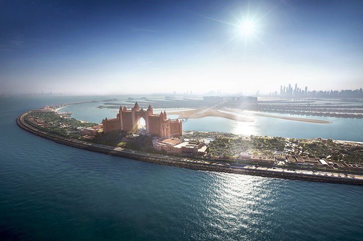 Atlantis Hotel Dubai Aerial