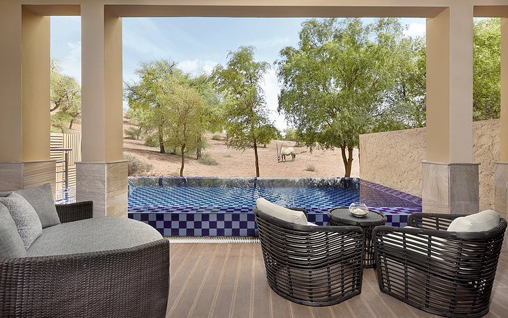 The Ritz-Carlton Ras Al Khaimah, Al Wadi Desert Hotel Al Rimal Pool Villa Terrace