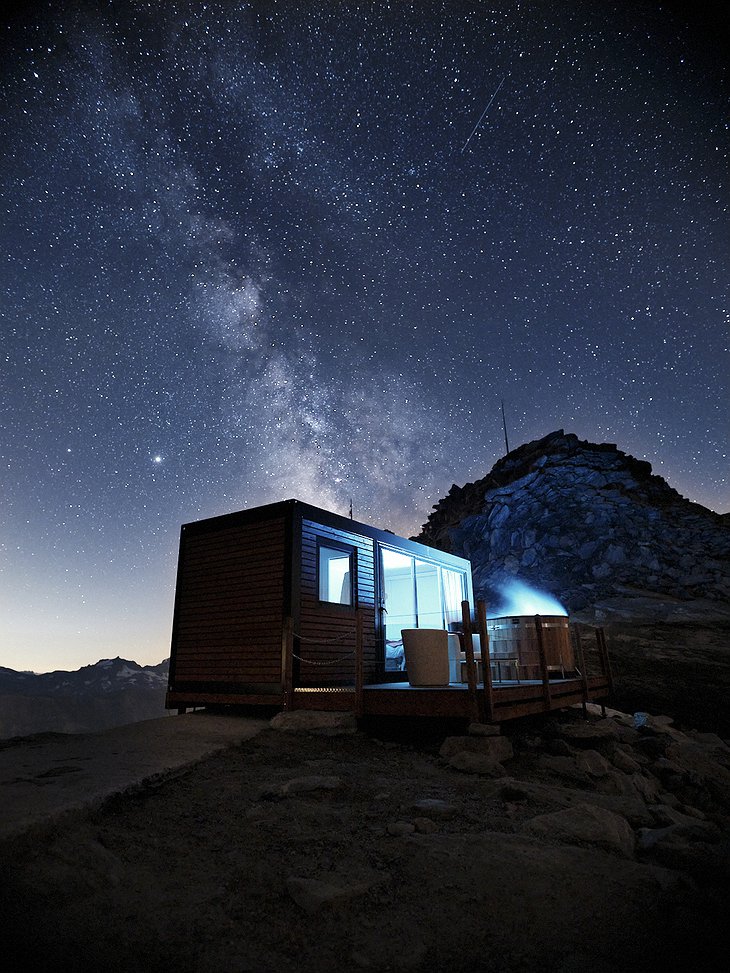 Starry Sky In The Swiss Alps