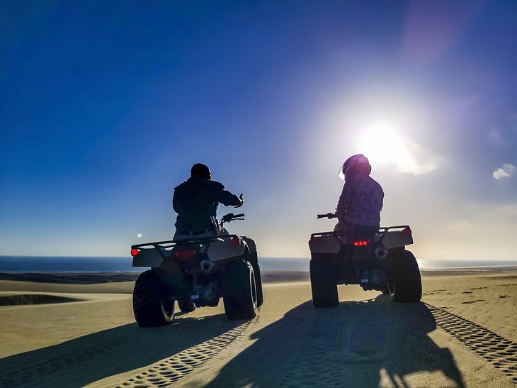 Skeleton Coast National Park Quad Biking On The Dunes