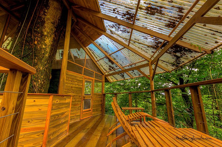 El Castillo treehouse porch