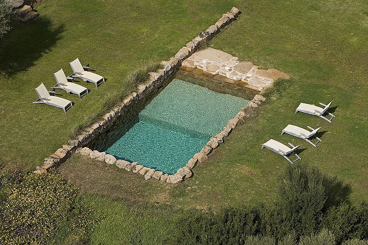 Swimming pool in Corsica