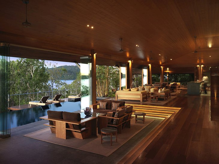 Qualia Hamilton Island lounge