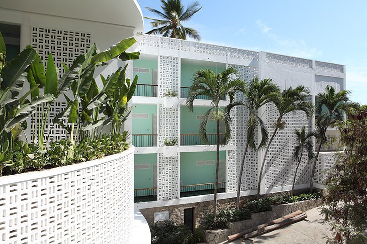 Hotel Boca Chica palms