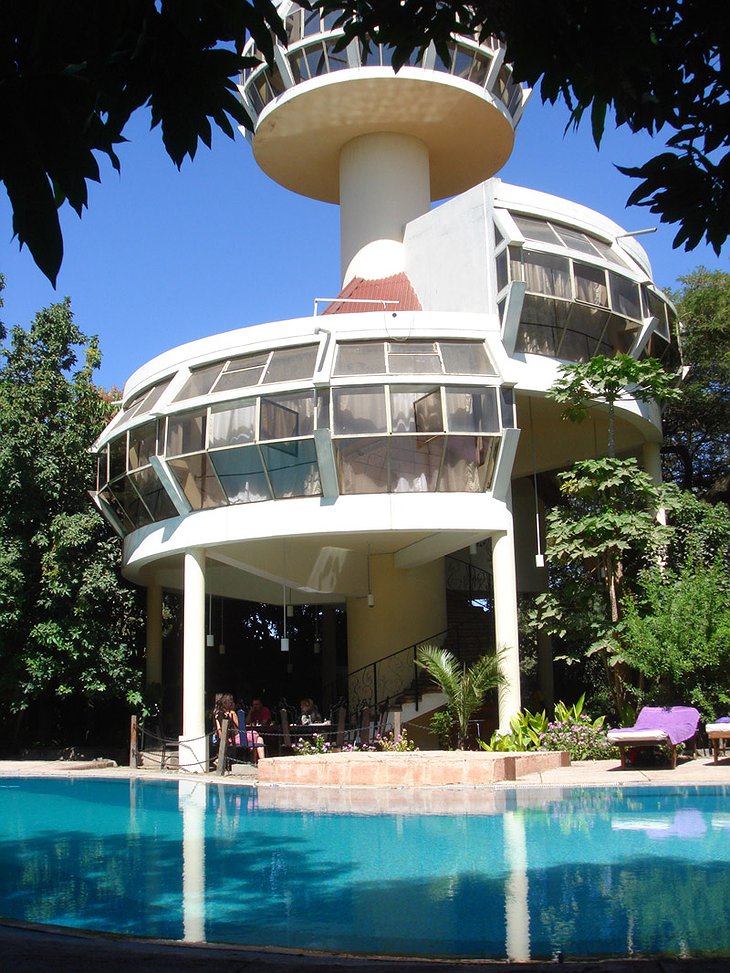 Safari Lodge Adama futuristic tower hotel