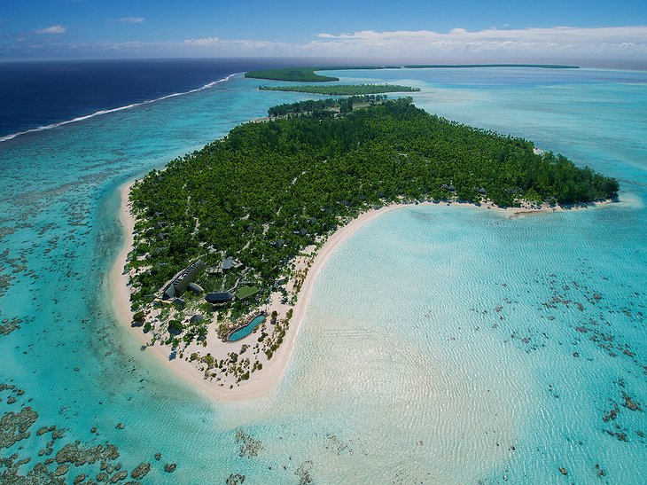 Tetiaroa private atoll in the French Polynesia