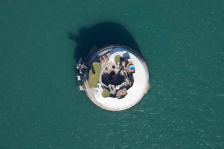 Spitbank Fort from the top